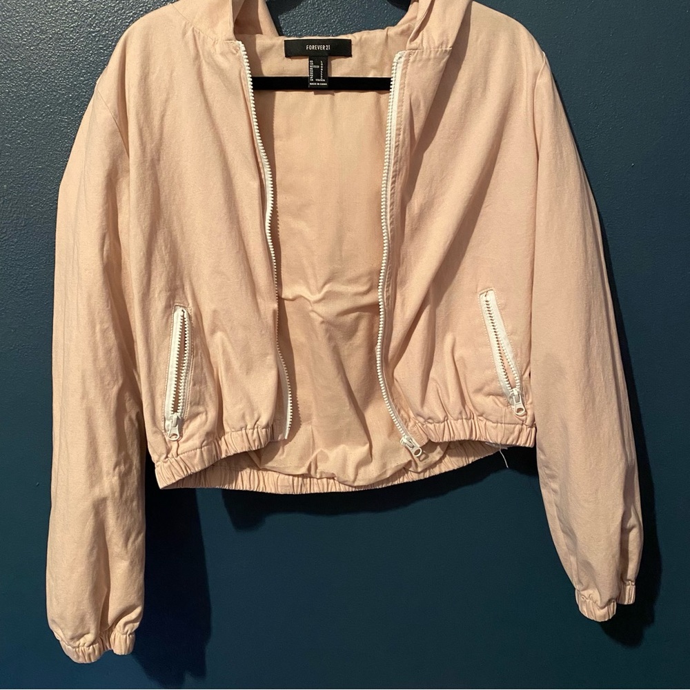 Cute Pink Bomber Jacket